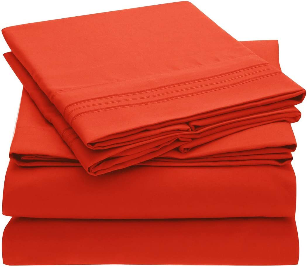 Rynx | Mellanni Bedding Set - Brushed Microfiber 1800 Bedding - Wrinkle-Free, Fade Resistant, Stain Resistant