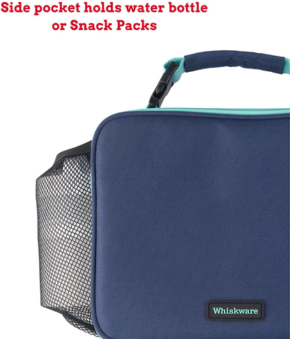 Rynx | Whiskware Insulated Soft Cooler Bag Lunch Box For School, Work And Travel, One Size, Black