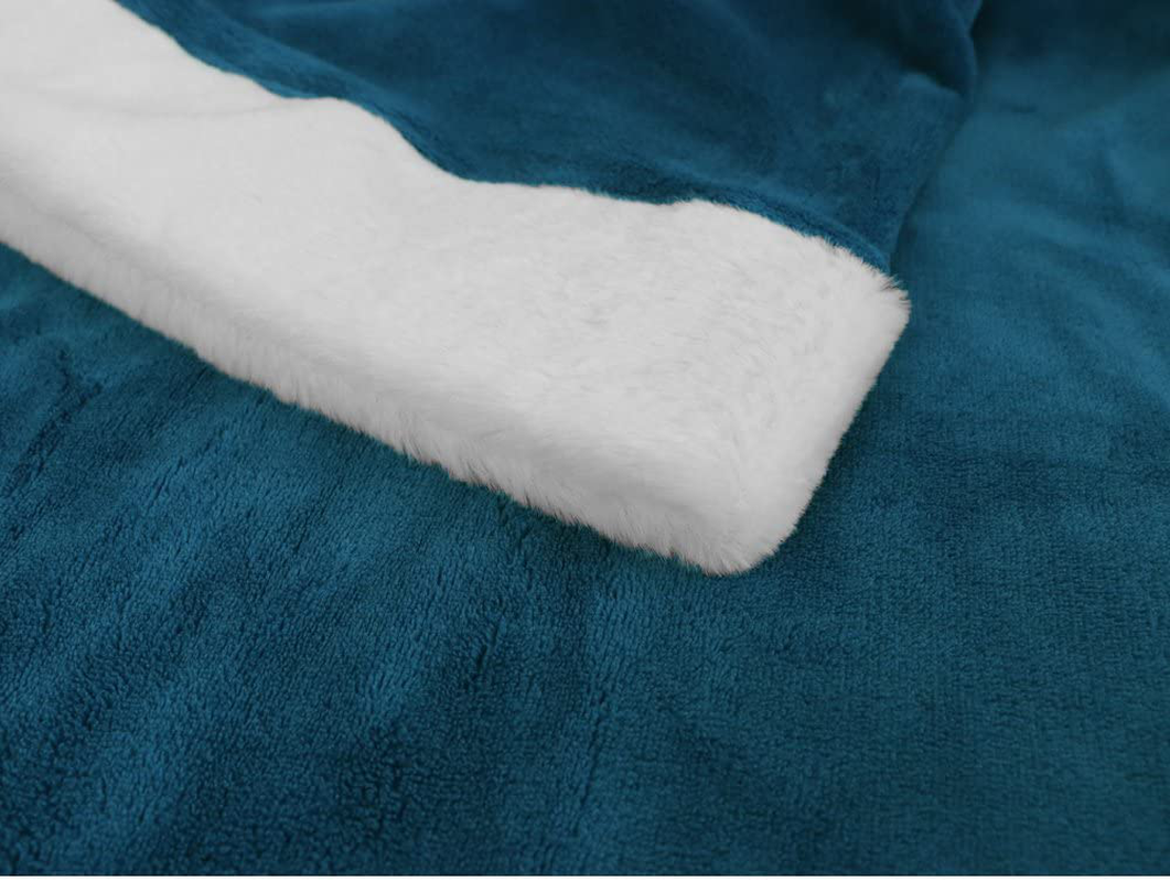 Rynx | Deluxe Cozy Sherpa or Fleece Adult Portable 70" Blanket with Sleeves for Men & Women