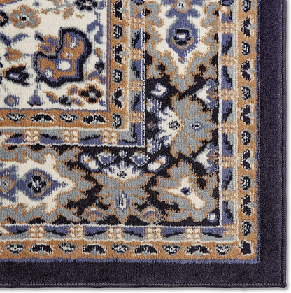 Rynx | Home Dynamix Premium Sakarya Traditional Medallion Border Area Rug, Gray, 1'9"X7'2" Runner