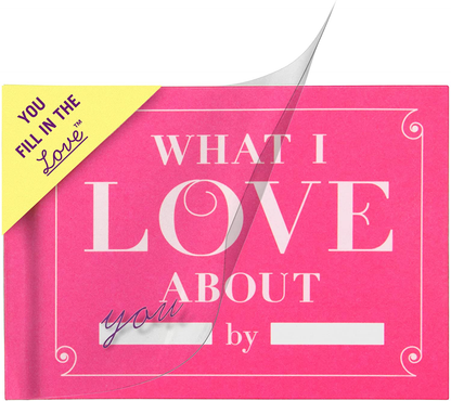 Rynx | Knock Knock What I Love about Grandma Fill in the love book Fill-in-the-blank gift journal, 4.5 x 3.25 inches & What I Love about You Fill in the love book gift journal, 4.5 x 3.25 inches