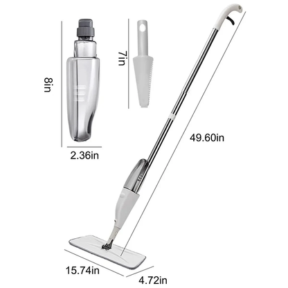 Rynx | Wet Dry Microfiber Spray Mop for Floor Cleaning with 2 Washable Pads