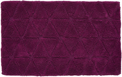 Rynx | Luxurious Diamond Chenille Bath mat, Non-slip, Absorbent Plush Bath mat for Bathtub, Shower and Bath