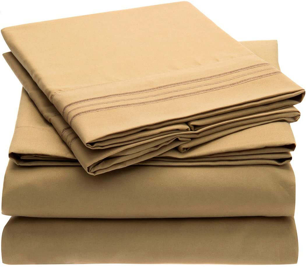 Rynx | Mellanni Bedding Set - Brushed Microfiber 1800 Bedding - Wrinkle-Free, Fade Resistant, Stain Resistant