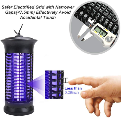 Rynx | Bug Zapper Electric Indoor Insect Killer Hanging UV Light | Mosquito Killer Bug Fly Pest Attracting Trap Zapper Lamp with Powerful 1000V Grid for Indoor Home Bedroom, Kitchen, Office