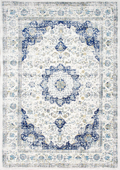 Rynx | nuLOOM Paisley Verona Vintage Persian Runner Rug, 2' 8" x 12', Blue
