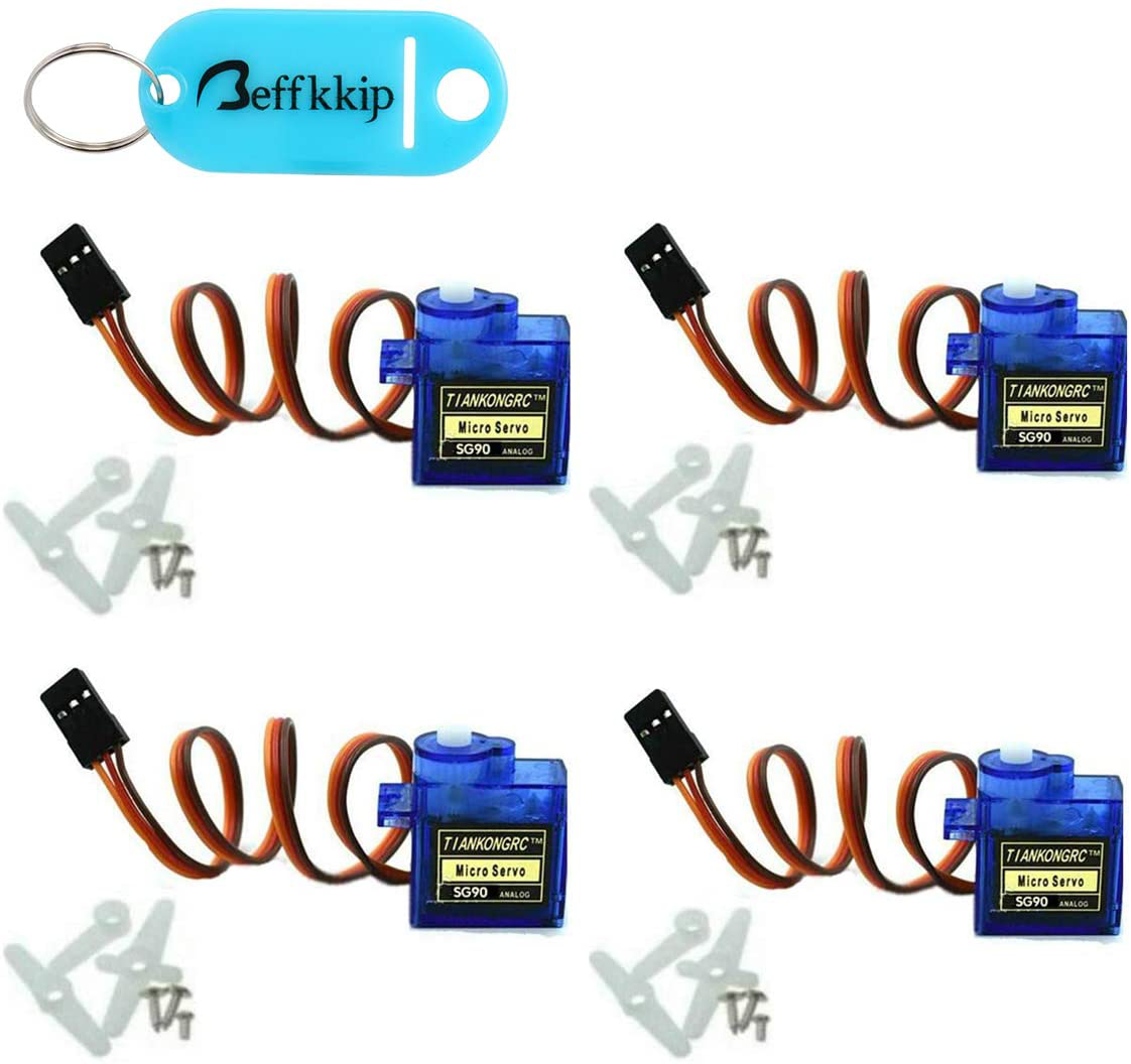 Rynx | 10Pcs SG90 9g Micro Servos for RC Robot Helicopter Plane Control Car Boat