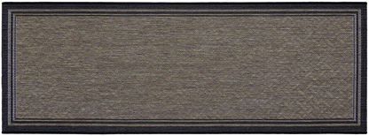 Rynx | Gertmenian Tropical Collection Outdoor Rug Patio Area Rug, 2x6 Runner, Nut Brown Black Edge