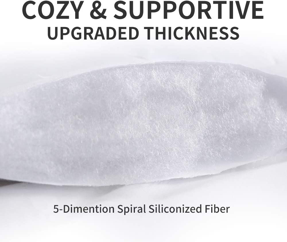 Rynx | Sleep Zone Quilted Mattress Pad Cover Full Cooling Fluffy Soft Topper Up to 21 Inches Pocket, Gray, Full
