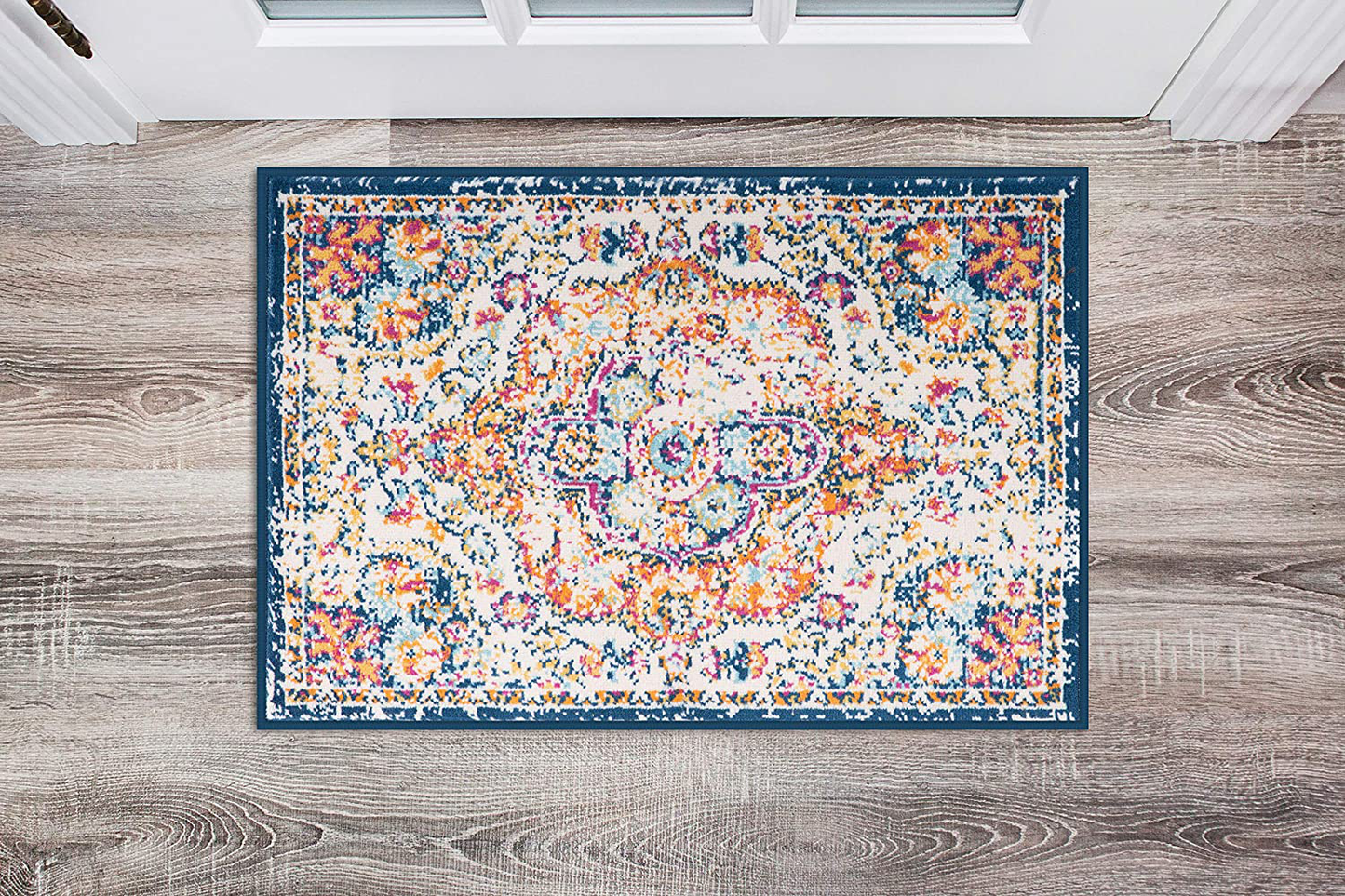 Rynx | Rugshop Vintage Distressed Bohemian Area Rug 2' x 3' Multi