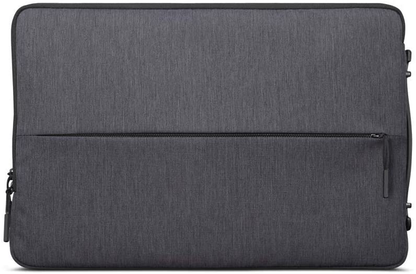 Rynx | Lenovo Urban Laptop Sleeve For 15.6" Notebook, Water-resistant, Soft Padded Compartment, Accessory Storage, Reinforced Rubber Corners, Extended Handle, Gx40z50942, Charcoal Gray