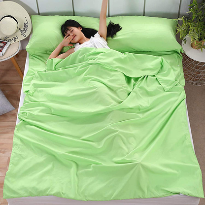 Rynx | Camping Sleeping Bag Liner Lightweight Portable Clean Travel Sheet Sack for Hotel Train Trip Hiking Camping Outdoor Picnic