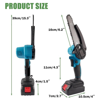 Rynx | Electric Chain Winch Wireless Chainsaw with 2 Large Capacity Batteries, Gardening Tools for Tree Trimming Shrub Pruning