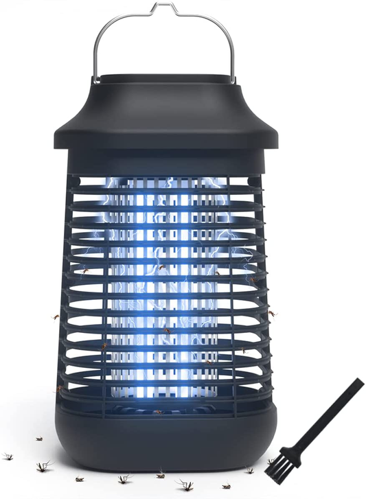 Rynx | Bug Zapper Outdoor/Indoor, 4200v High Performance Waterproof Electronic Mosquito Killer, 15w Uva Mosquito Lamp Bulb, Fly Traps Patio Insect Killer, Trap Killer For Home, Kitchen, Backyard, Camping