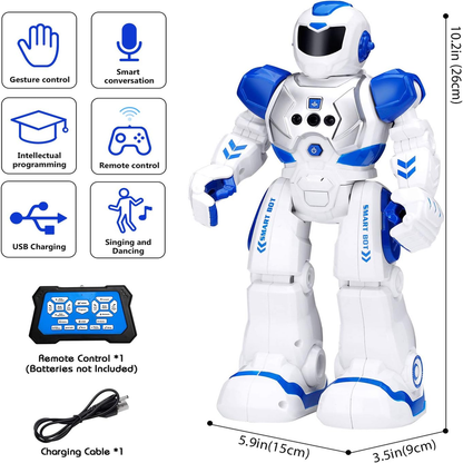 Rynx | RC Gesture Sensitive Toy, Interactive Walking Singing Dancing Robot