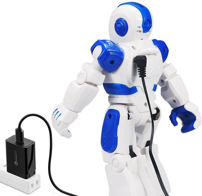Rynx | Remote Control Robot for Kids, Sikaye Intelligent Programmable Robot with Infrared Controller Toys, Dancing, Singing, Moonwalking and LED Eyes, Motion Sensor Robot Set for Kids (Yellow)