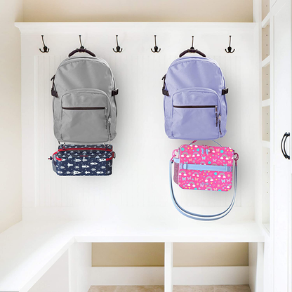 Rynx | Bentgo Kids Prints Lunch Box - Double Insulated, Durable, Waterproof Fabric With Internal And External Zippers And External Bottle Holder - Ideal For Kids Of All Ages (Tropical)