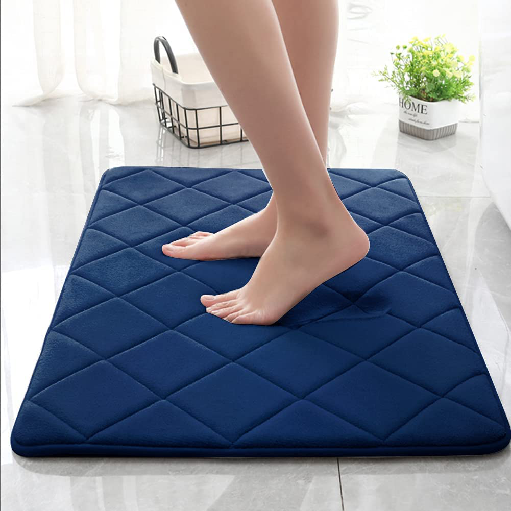 Rynx | Memory Foam Bath Mat Non-Slip Absorbent Bath Rug Machine Washable
