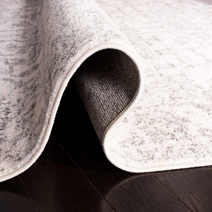 Rynx | Safavieh Madison Collection MAD603F Oriental Snowflake Medallion Distressed Non-Shedding Stain Resistant Living Room Bedroom Runner, 2'3" x 8', Gray / Ivory