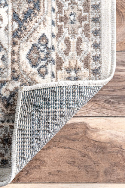 Rynx | Nuloom Becca Vintage Plush Carpet, 3' X 5', Beige