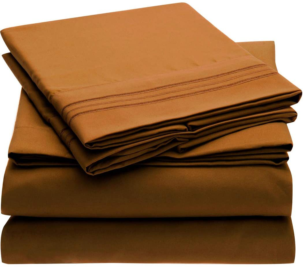 Rynx | Mellanni Bedding Set - Brushed Microfiber 1800 Bedding - Wrinkle-Free, Fade Resistant, Stain Resistant