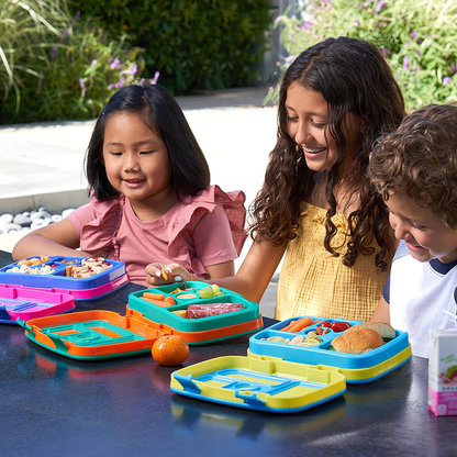 Rynx | Bentgo Kids Brights – Leakproof, 5-compartment Bento-style Kids Lunchbox – Ideal Portions For Ages 3 To 7 – BPA-free, Dishwasher Safe, Food-safe Materials (Citrus Yellow)