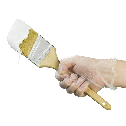 Rynx | GLOVEWORKS Clear Vinyl Industrial Gloves, Box of 100, 3 Mil, Size Small, Latex Free, Powder Free, Food Safe, Disposable, Non-Sterile, IVPF42100-BX