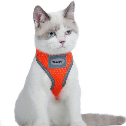Rynx | Reflective Breathable Soft Air Mesh No Pull Harness For Cats And Dogs