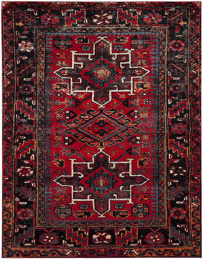 Rynx | Safavieh Vintage Hamadan Collection VTH211F Oriental Traditional Persian Non-Shedding Stain Resistant Living Room Bedroom Runner 2'3" x 6' Light Gray/Dark Gray