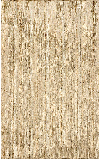 Rynx | Nuloom Rigo Handwoven Rustic Jute Runner Rug, 2' 6" X 6', Natural