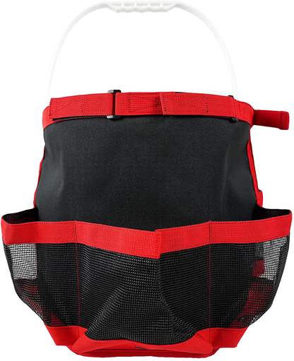 Rynx | KUNN Car Wash Bucket Tool Organizer for 5 Gallon Bucket with Towel Holder, Soap Pockets Cleaning Bucket Organizer Waterproof Mesh Pockets for Cleaning Supplies, Car Wash Supplies