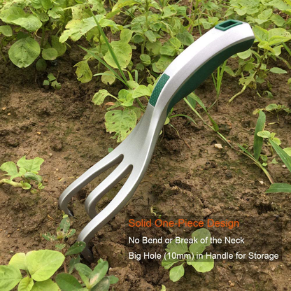 Rynx | CFCT Garden Hand Cultivator, My Hand Rake with Broad Sturdy Claw, Scratch Tool for Weeding, Aerating, Cultivating, Aluminum Light Weight, Bend Proof Ergonomic Design