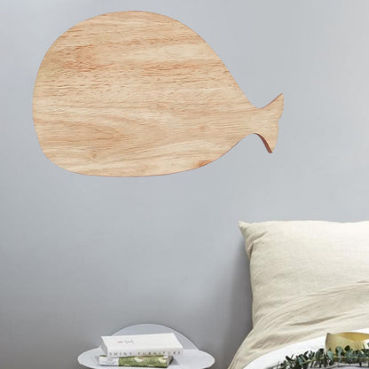 Rynx | Black/White/Beige Wal Wall Lighting Cartoon Wood LED Wall Lamp with/without Clock in Warm/White Light