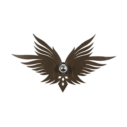 Rynx | Wooden Engraved Eagles Wall Lamp Nordic Single Beige/Gold/Coffee Wall Lamp Lighting for Living Room