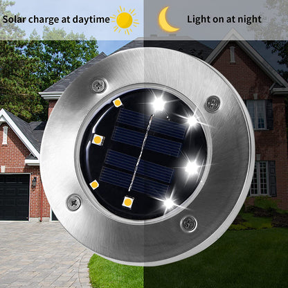 Rynx | Incx 12 Pack Solar Light - Waterproof Outdoor Garden Landscape Lighting, Cool White
