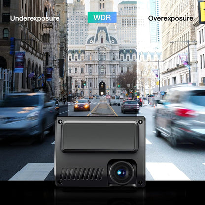 Rynx | 4K Dash Cam 2160P, WiFi with dedicated car charger, free 64GB SD card