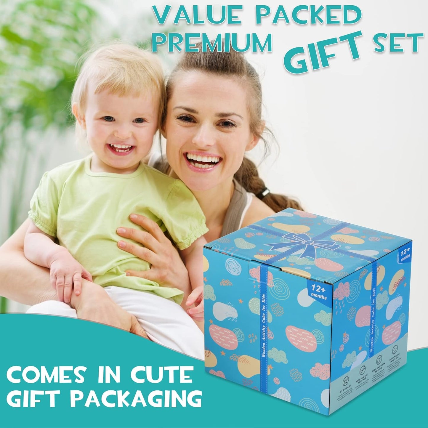 Rynx | Montessori Activity Cube - 8-in-1 Educational Toy Joy