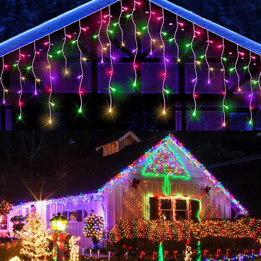Rynx | Agirl 400 LED Multicolor Icon Light - 32.8 Ft Waterproof Fairy Lights for Christmas Decorations