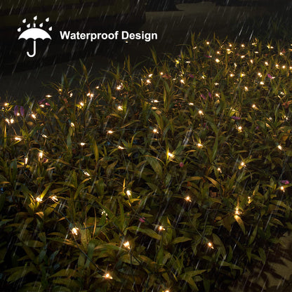 Rynx | Lomotech 150 Count Christmas Net Lights, 6Ft X 4Ft, Warm White, Waterproof, UL Certified