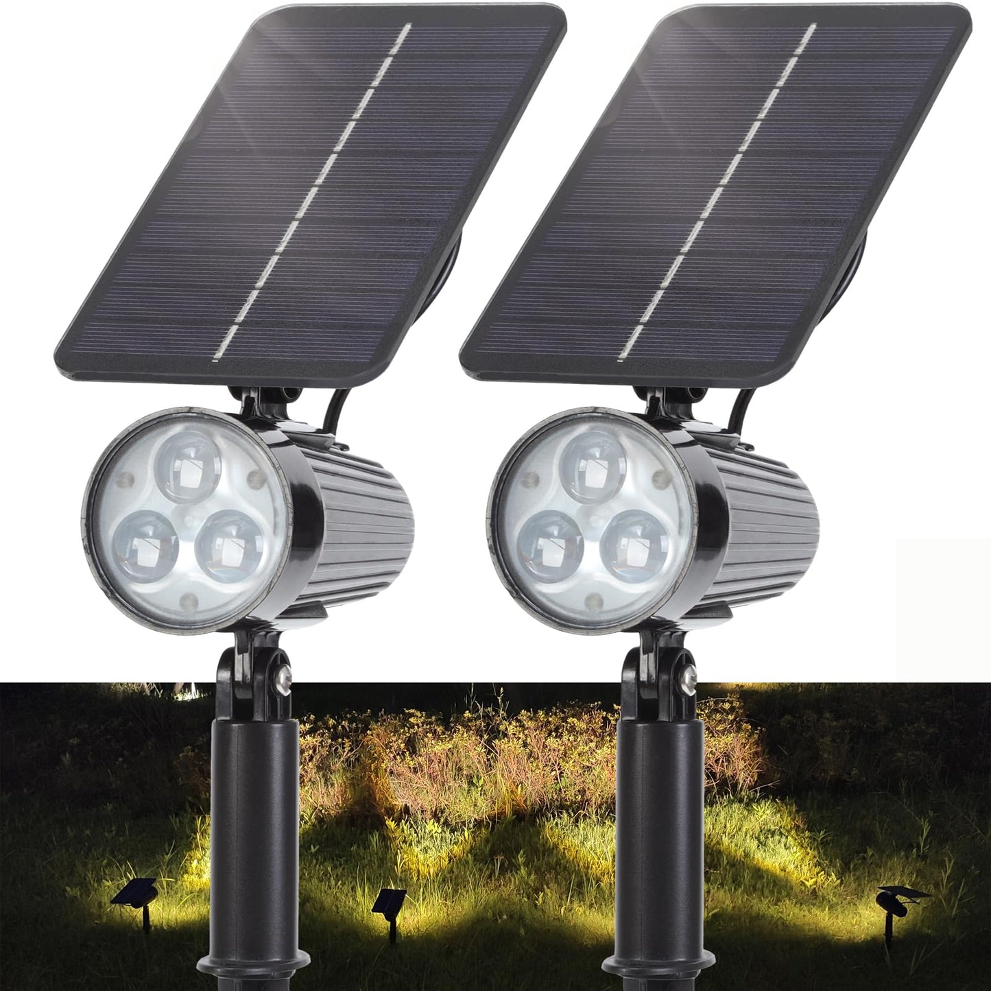 Rynx | Sunlong Outdoor Waterproof Spotlights Twilight To Dawn Warm White Spotlight Landscape Wall Light For Farm Flag Pathway