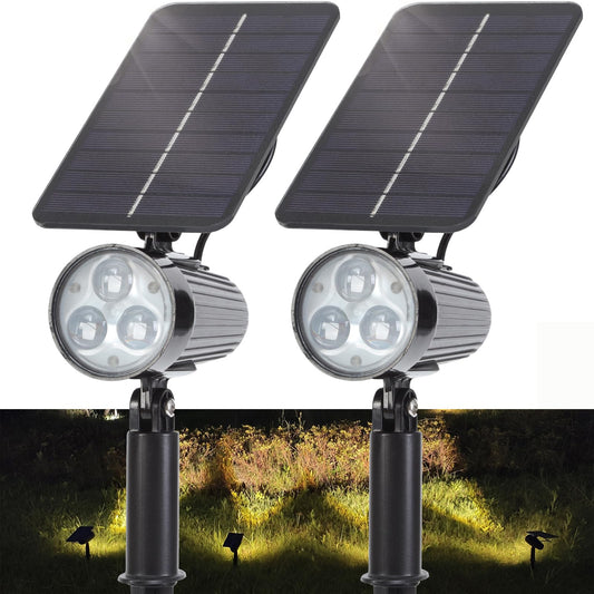 Rynx | Sunlong Outdoor Waterproof Spotlights Twilight To Dawn Warm White Spotlight Landscape Wall Light For Farm Flag Pathway