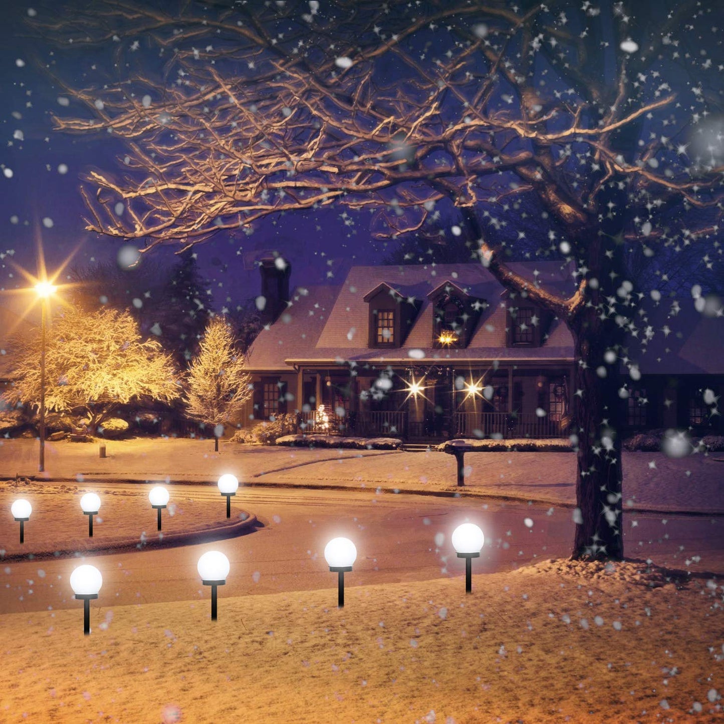 Rynx | Incx Solar Light Outdoor, 8 Pack Led Waterproof Garden Decorations For Path, Cold White
