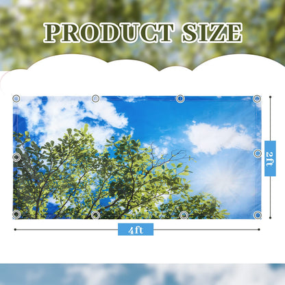 Rynx | Hortsun 4 Pack Fluorescent Magnetic Light Screen Panels, 4X2 Feet For Office & Home - Sunlit