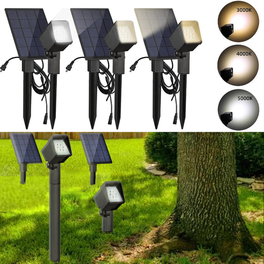 Rynx | Solar Spot Light Landscape Lighting - 3 Pack Outdoor Landscape Lighting, 500 Lumen Garden or Accent Lighting For House OR Tree