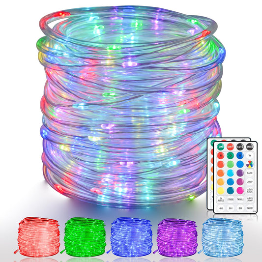 Rynx | Hahome 132Ft Outdoor String Lights, Waterproof String Lights For Outside, 400 Led Color Changing Light Strands Plug In With Remote Control For Christmas Patio Garden Pool Party Holiday Indoor Decorations