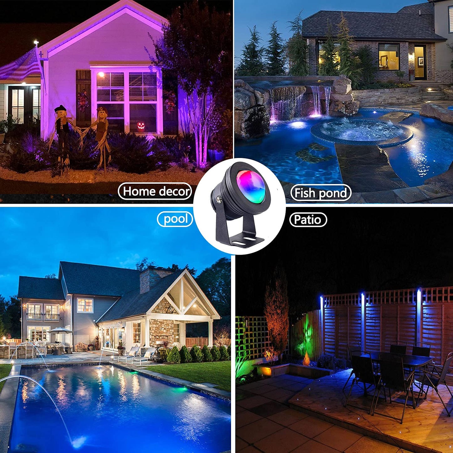 Rynx | Richsing Low Voltage Rgb Dimmable Led Spot Light, Ip67 Waterproof Landscape Light for Garden