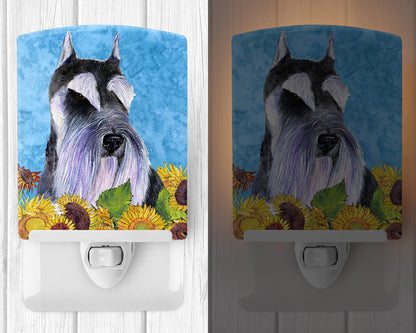 Rynx | Caroline'S Treasures Schnauzer Ceramics Night Light, UL certified, 6X4X3, Multicolor