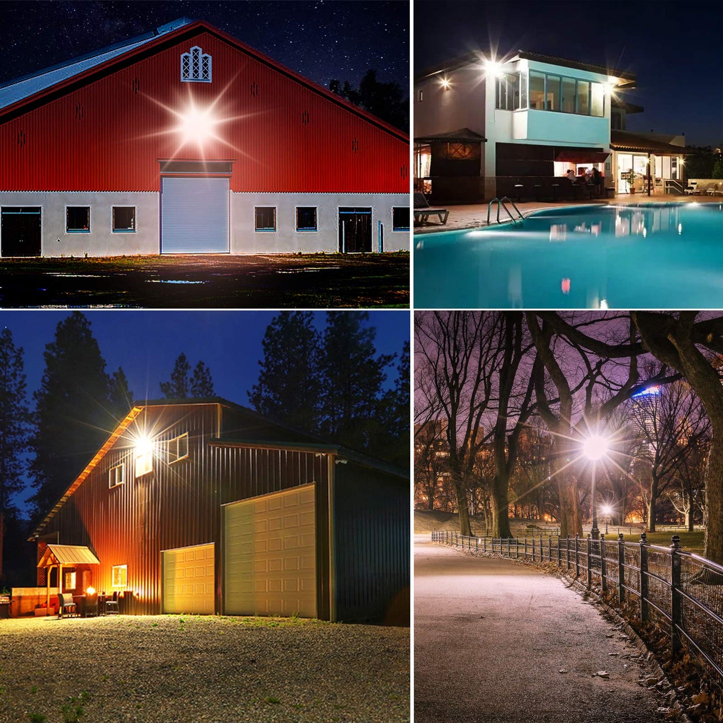 Rynx | Serwing 120W Led Barn Light - 16,800Lm Dusk To Dawn Outdoor Security Light, 5000K Waterproof