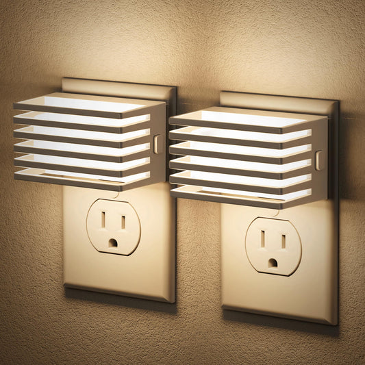 Rynx | Jandcase Led Night Light, Night Light Plugs Into The Wall With Twilight To Dawn Sensor, Dimmable Plug In Night Light, Adjustable Brightness