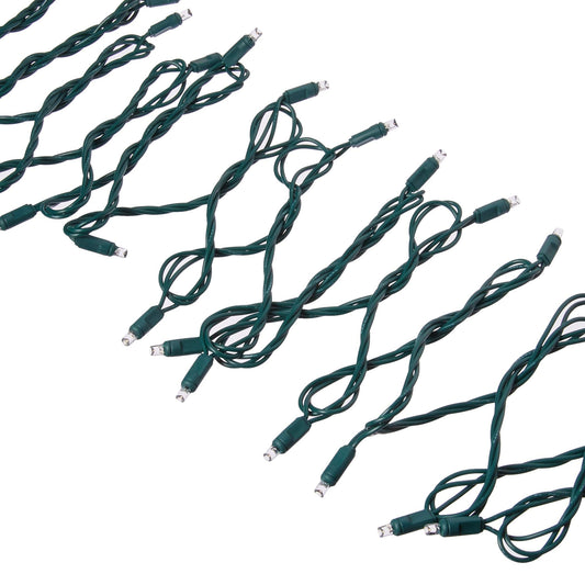 Rynx | Vickerman 50' Christmas Beach Light Set - 100 LED Lights - Green Wire - Connectable Up To 43 Sets - Reliable And Durable - Christmas Tree Light String